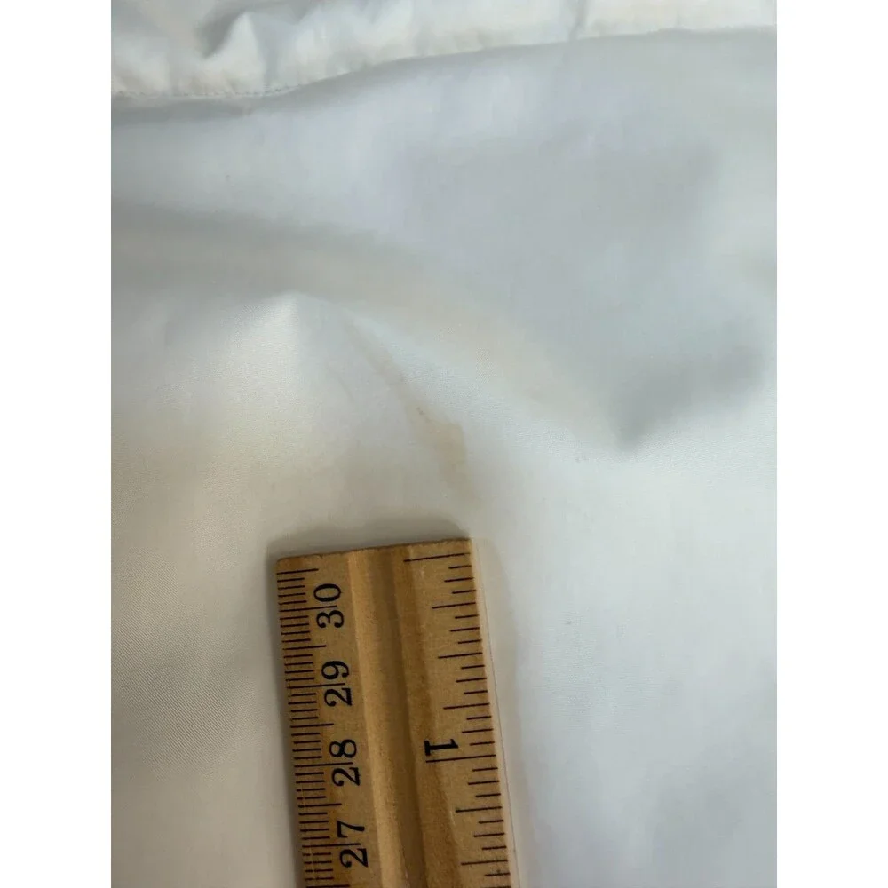 Ralph Lauren Girls Down Puffer Jacket Cream Pink Lined Youth Large 14–16